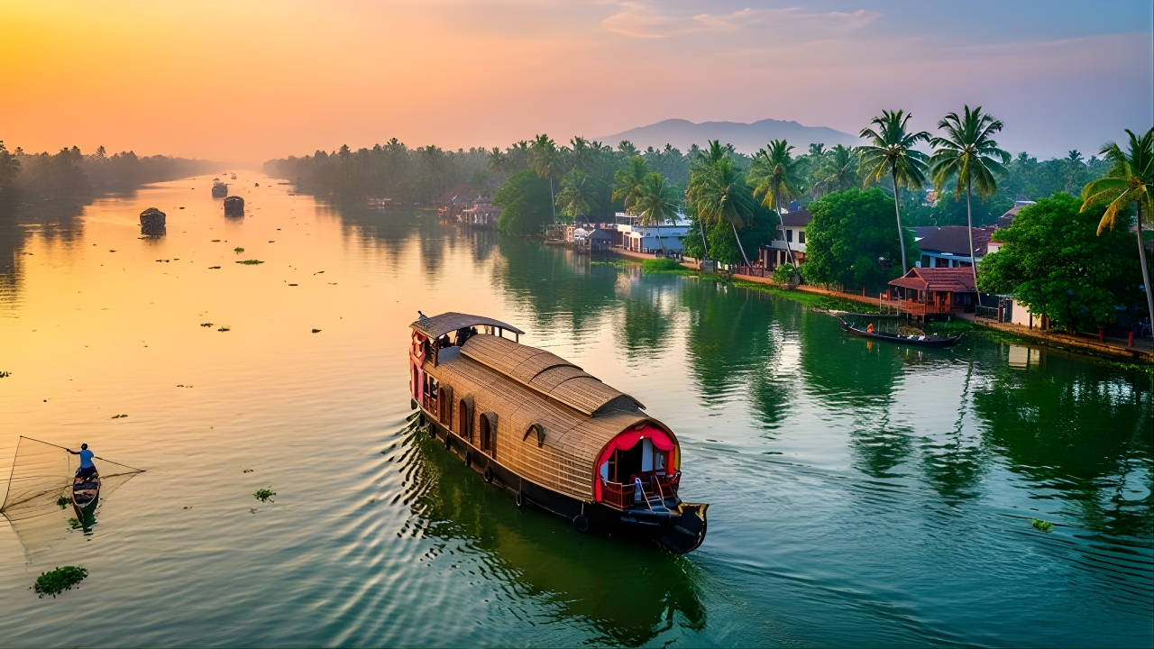 Kerala Tour Package – 4 Nights / 5 Days   (6 Person Budget Hotel)